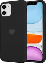 ShieldCase LOVE Silicone case geschikt voor Apple iPhone 11 - zwart