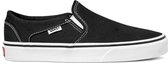 VANS WM Asher (Canvas) Black/White -Maat 37