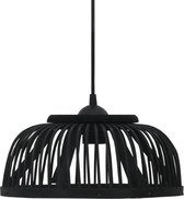 hanglamp Zwart - 34cm - industrieel - rond - hang lamp - landelijk - lampen - lampjes - lampje - L&B Luxurys