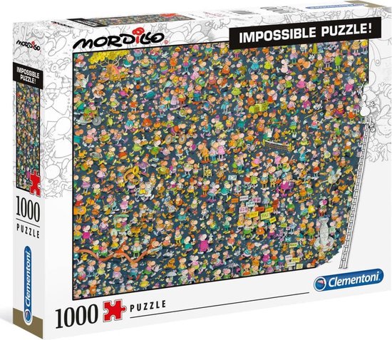 Vertrouwen Milieuvriendelijk Ru Clementoni Puzzels voor volwassenen - Mordillo, Impossible Puzzel 1000  Stukjes, 10+... | bol.com
