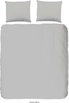 Good Morning Uni - Dekbedovertrek - Lits-jumeaux - 240x200/220 cm + 2 kussenslopen 60x70 cm - Light Grey