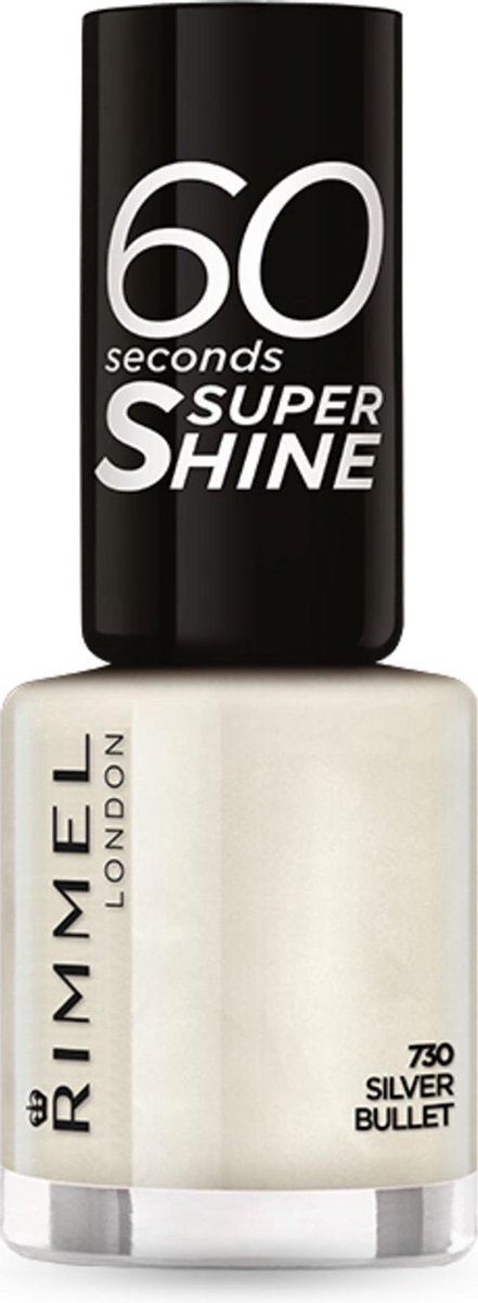 Rimmel London 60 Seconds Super Shine 730 Silver Bullet