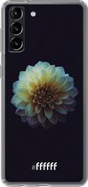 6F hoesje - geschikt voor Samsung Galaxy S21 Plus -  Transparant TPU Case - Just a Perfect Flower #ffffff