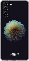 6F hoesje - geschikt voor Samsung Galaxy S21 -  Transparant TPU Case - Just a Perfect Flower #ffffff