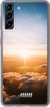 6F hoesje - geschikt voor Samsung Galaxy S21 Plus -  Transparant TPU Case - Cloud Sunset #ffffff