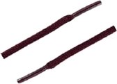 Cordial - Schoenveters - bordeaux dun rond - veterlengte 70 cm 4-6 gaatjes