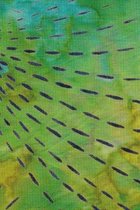 Green Jungle Batik Composition Notebook - Small Unruled Notebook - 6x9 Blank Notebook (Softcover Journal / Notebook / Sketchbook / Diary)