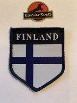 patch finland klittenband 5cm breed 6 cm hoog