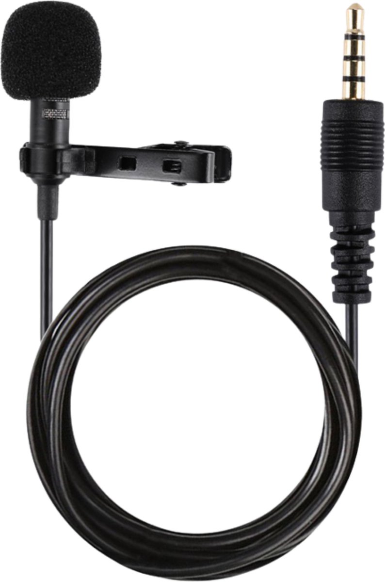 Microfoon voor iPad, iPhone en Android smartphones - 3.5mm Aansluiting met  Lavalier... | bol.com