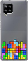 6F hoesje - geschikt voor Samsung Galaxy A42 -  Transparant TPU Case - Tetris #ffffff