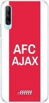 6F hoesje - geschikt voor Honor 9X Pro -  Transparant TPU Case - AFC Ajax - met opdruk #ffffff