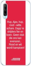 6F hoesje - geschikt voor Honor 9X Pro -  Transparant TPU Case - AFC Ajax Clublied #ffffff