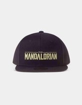 Star Wars - The Mandalorian - Mandalorian Silhouette Snapback Pet - Zwart