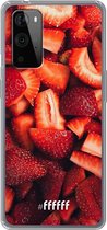 6F hoesje - geschikt voor OnePlus 9 Pro -  Transparant TPU Case - Strawberry Fields #ffffff