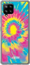 6F hoesje - geschikt voor Samsung Galaxy A42 -  Transparant TPU Case - Psychedelic Tie Dye #ffffff