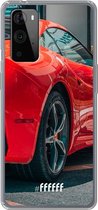 6F hoesje - geschikt voor OnePlus 9 Pro -  Transparant TPU Case - Ferrari #ffffff