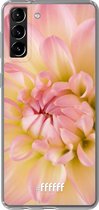 6F hoesje - geschikt voor Samsung Galaxy S21 -  Transparant TPU Case - Pink Petals #ffffff