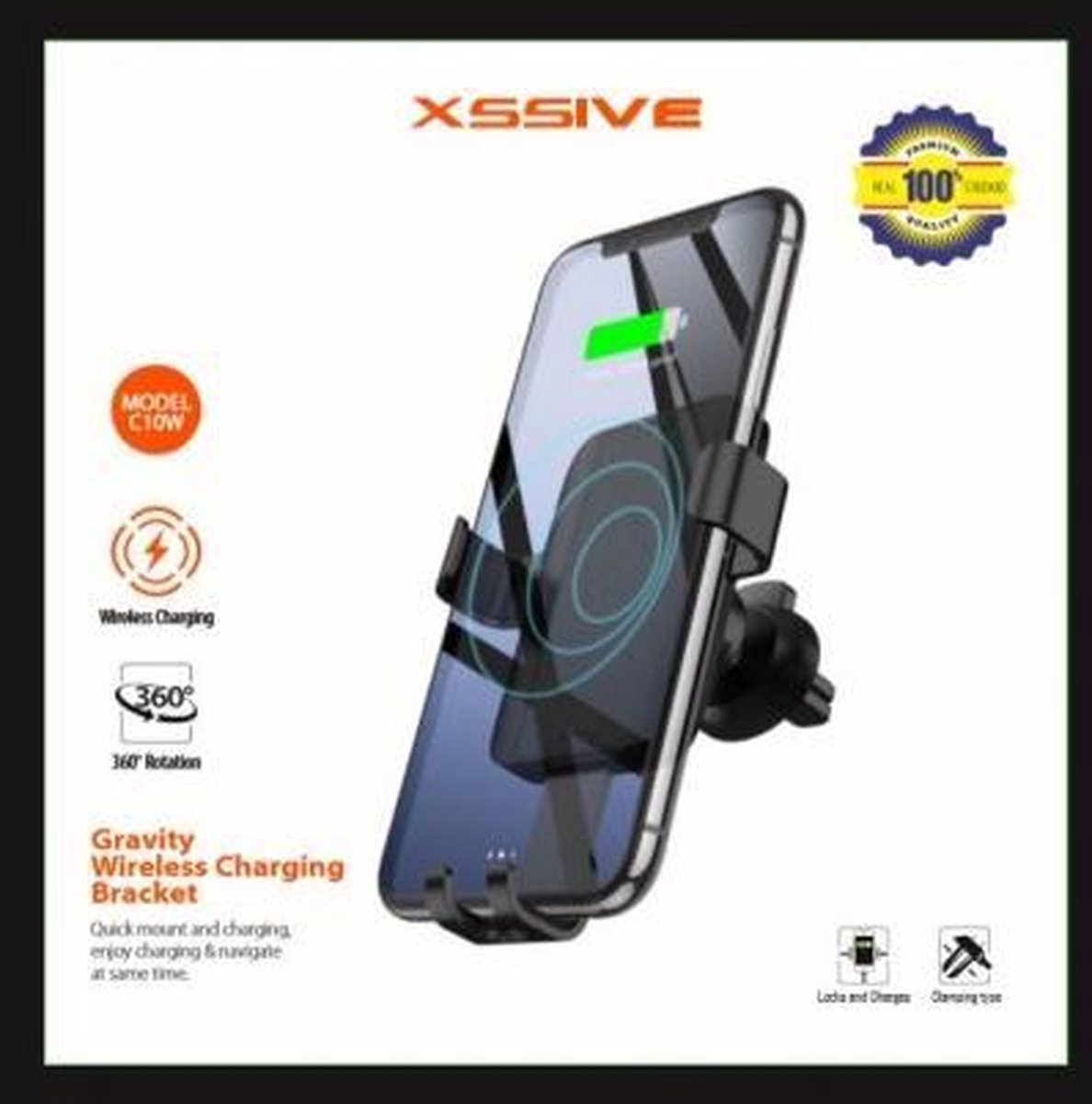 xssive gravity wireless charging bracket