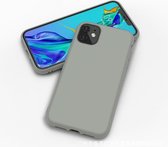 iPhone 12 Pro Max hoesje - case cover - Grijs - Siliconen TPU hoesje met leuke kleur - Shock proof cover case -