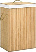 vidaXL Wasmand 72 L bamboe