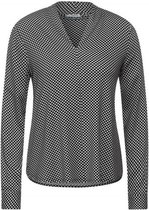 Blouse met V-hals - L