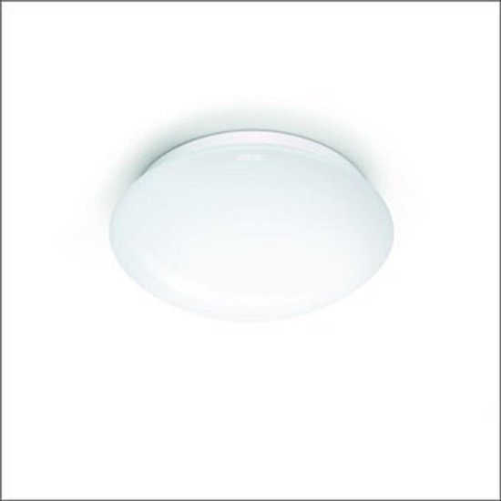 STEINEL Led-plafondlamp met sensor RS LED D2, HF-sensor, registratiehoek: 360°, reikwijdte: 3-8 m, 9,5 W, led-module, IP20, geborstelde metalen rand