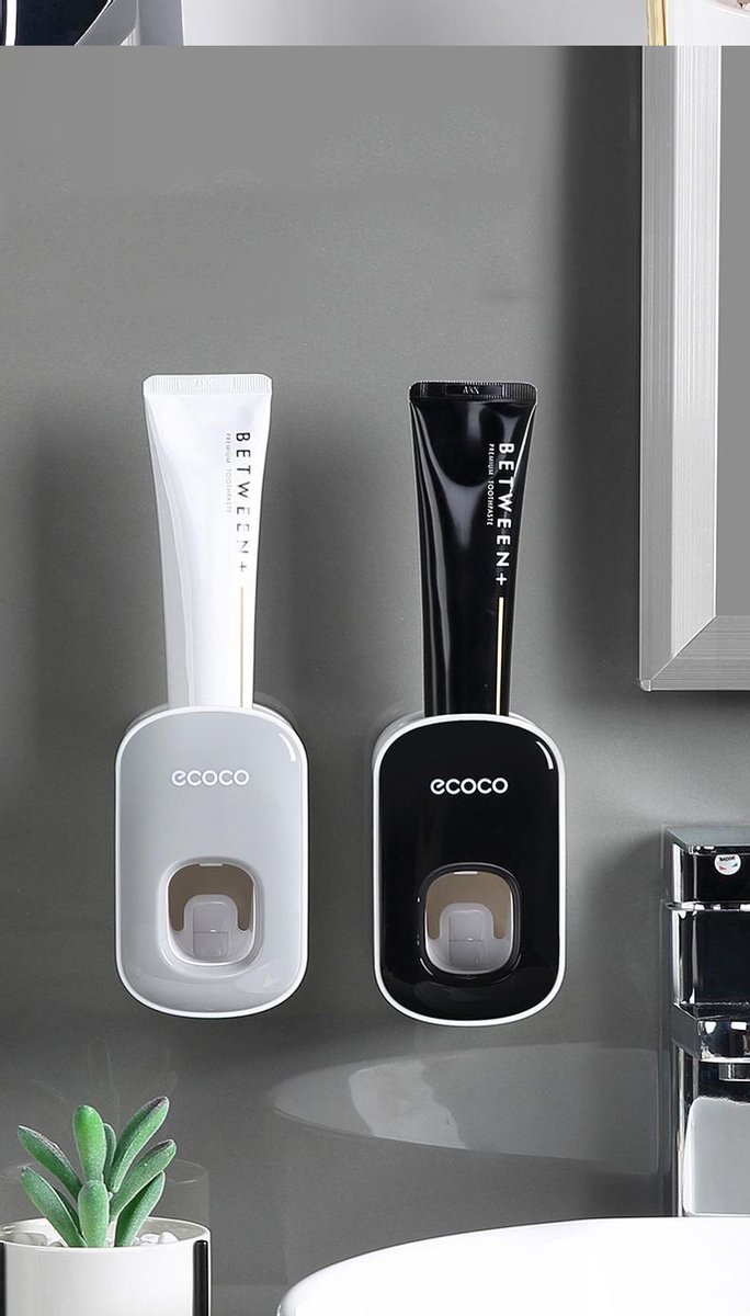 Automatische Tandpasta Dispenser ZWART Thoothpaste Dispenser