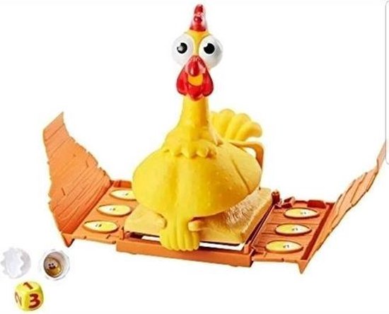 Thumbnail van een extra afbeelding van het spel Mattel Squawk Chicken Game The Egg-Splosive