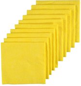 Gele Huishouddoekjes - inhoud 4x 9 stuks - EcoPakket - Schoonmaakdoekjes / Schoonmaakspullen