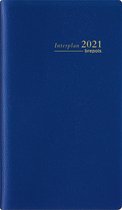 Brepols Zakagenda 2021 - Interplan BLAUW met Spiraal - 6-talig (9cm x 16cm)