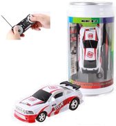 DrPhone TinyCars - Sport R/C Racer Radio Besturing - 20 KM/H - RC Micro Racing Bestuurbare Auto Inclusief Pionnen - Red Hurricane - Spaar ze Allemaal
