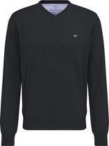 Fynch-Hatton V-hals Trui Antraciet 100% Katoen Regular Fit - L