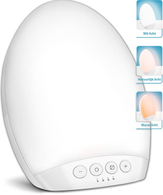 Curify® Daglichtlamp - Lichttherapielamp Incl. Timerfunctie + Gratis E-Book - Bureaulamp voor Hobby en Werk - SAD Zonlicht Lamp