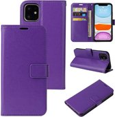 ✅Apple iPhone 12 PRO MAX lederen Book Case / PAARS / ✅ / by PROLEDPARTNERS ®