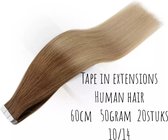 Tape In Hair Ombré Balayage Stikker extensions 60cm 50gram 20stuks human hair