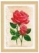 Kit broderie roses rouges 70212