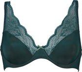 After Eden Wire bra lace parts - Dark green - Maat B75