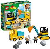 Lego 10931 Duplo Truck En Tracked Excavator