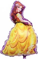Belle Ballon - XL - 92 x 55 cm - Folieballon - Thema Verjaardag - Prinses - Belle en het Beest - Ballonnen - Versiering - Belle and the Beast - Disney