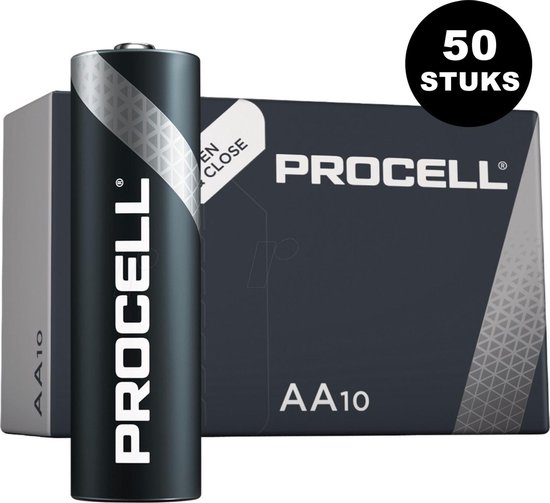 Procell AA batterijen 50-pack - AA batterijen - Voordeelverpakking - - ProCell