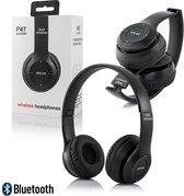 P47 5.0| Bluetooth Hoofdtelefoon | Draadloze Headset | Wireless Headphones | Opvouwbaar| Handsfree bellen| Microfoon|MP3| FM Radio| Zwart