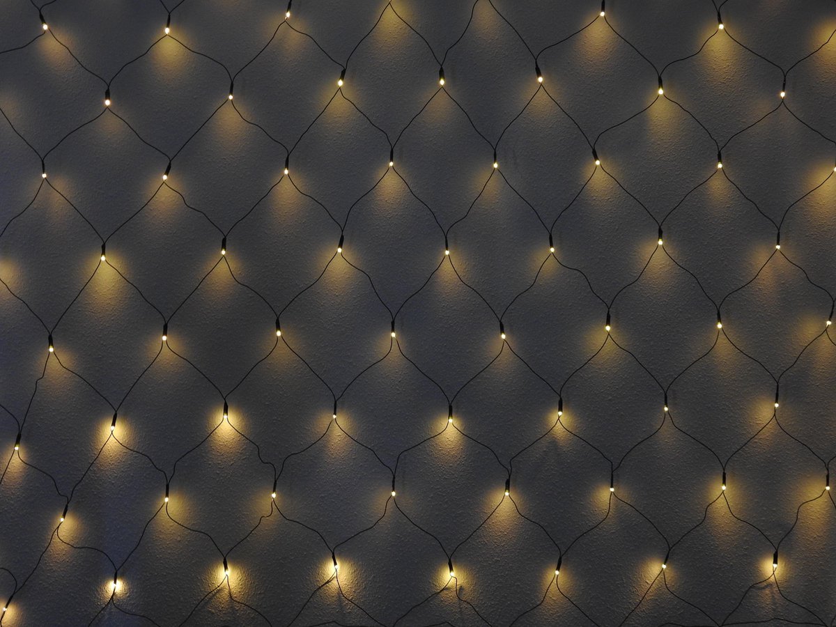 Sfeerverlichting 160 LED Gordijn - Voor Binnen & Buiten - Warm Wit - 320cm x 150cm - Kerstverlichtin