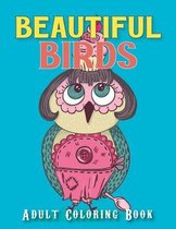 Beautiful birds adult coloring book