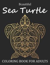 Beautiful Sea Turtle Coloring Book For Adults