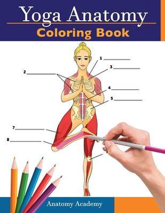 Yoga Anatomy Coloring Book - cover