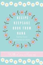 Recipe Keepsake Book- Recipe Keepsake Book From Nana