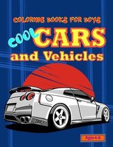 Coloring Books For Boys Cool Cars And Vehicles Ages 4-8