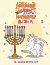 Hanukkah Unicorn Coloring Book For Kids