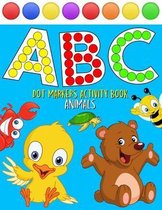 ABC Animals Dot Markers Activity Book
