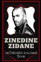 Zinedine Zidane Distressed Coloring Book